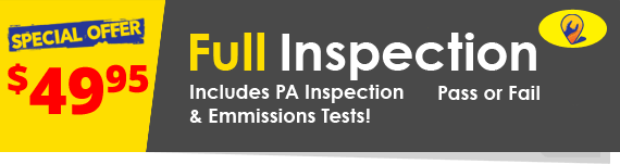 Complete Vehicle Inspection.